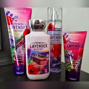 French Lavender & Honey Bath & Body Works set